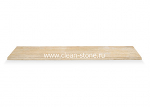 Ступень-подоконник, Травертин, Yellow Polished (Т) 400х2200х30